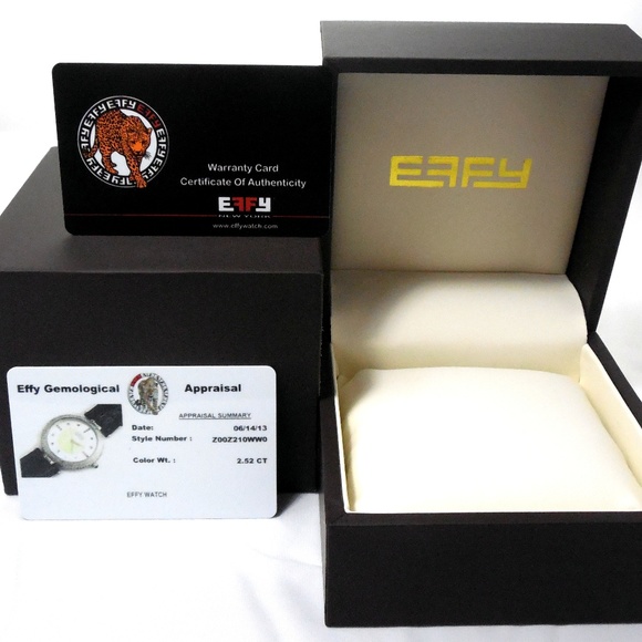 White Sapphire Diamond 2.52 Tcw. Luxury Watch main image 4